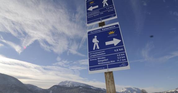 Premium Winterwanderwege Reit im Winkl