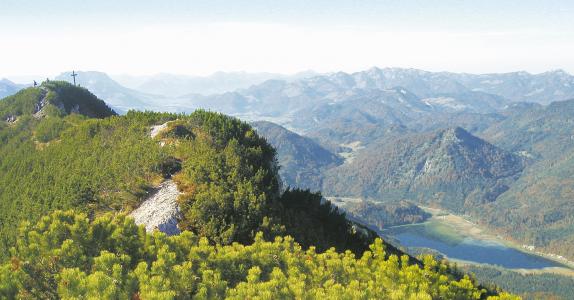 Dürrnbachhorn mit Blick zum Weitsee